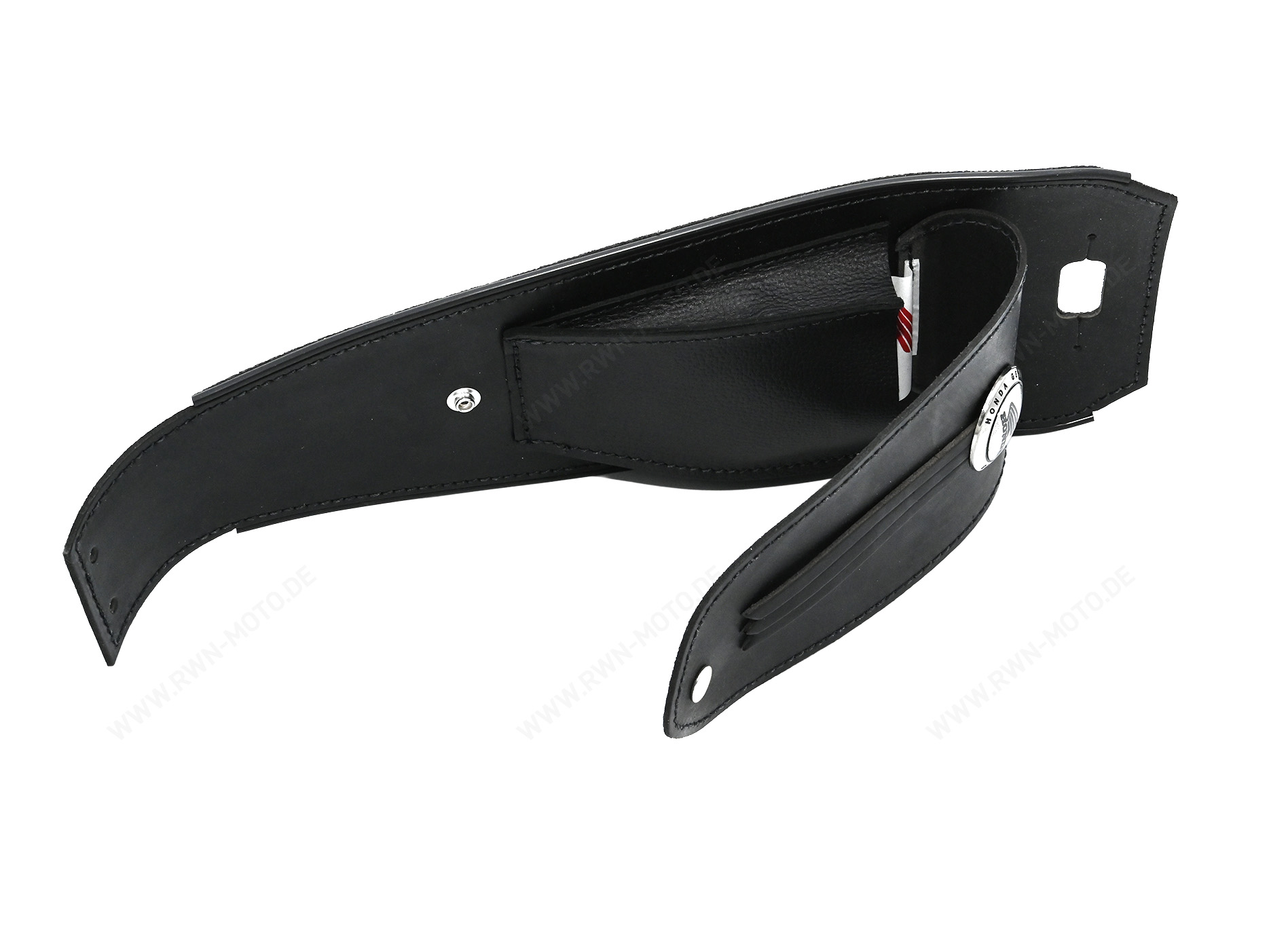 Cinturón de cuero original del depósito de la Honda VT750 Shadow