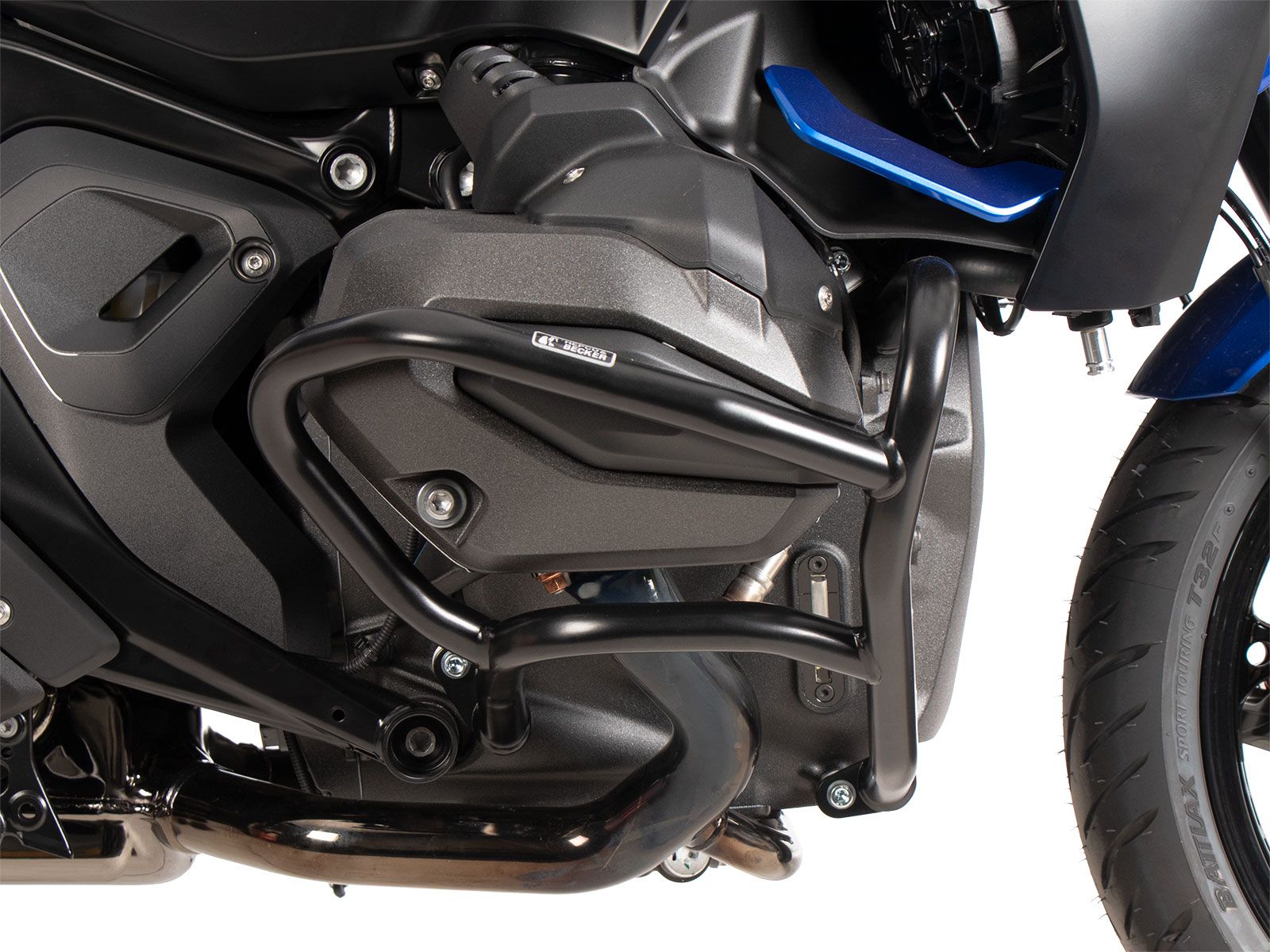 Protector de motor negro para BMW R 1300 R (25-) Hepco & Becker