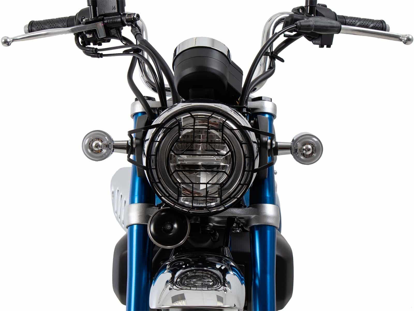 Protector de faros negro para Honda Monkey 125 (19-) Hepco & Becker