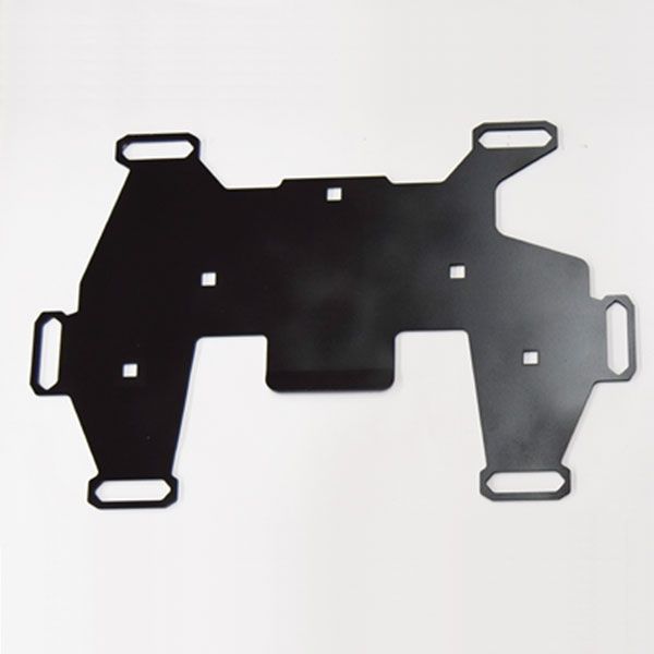 Portaequipajes adicional derecho para BMW F 850 GS, R 1200 GS LC /Rally, R 1250 GS, aluminio, negro