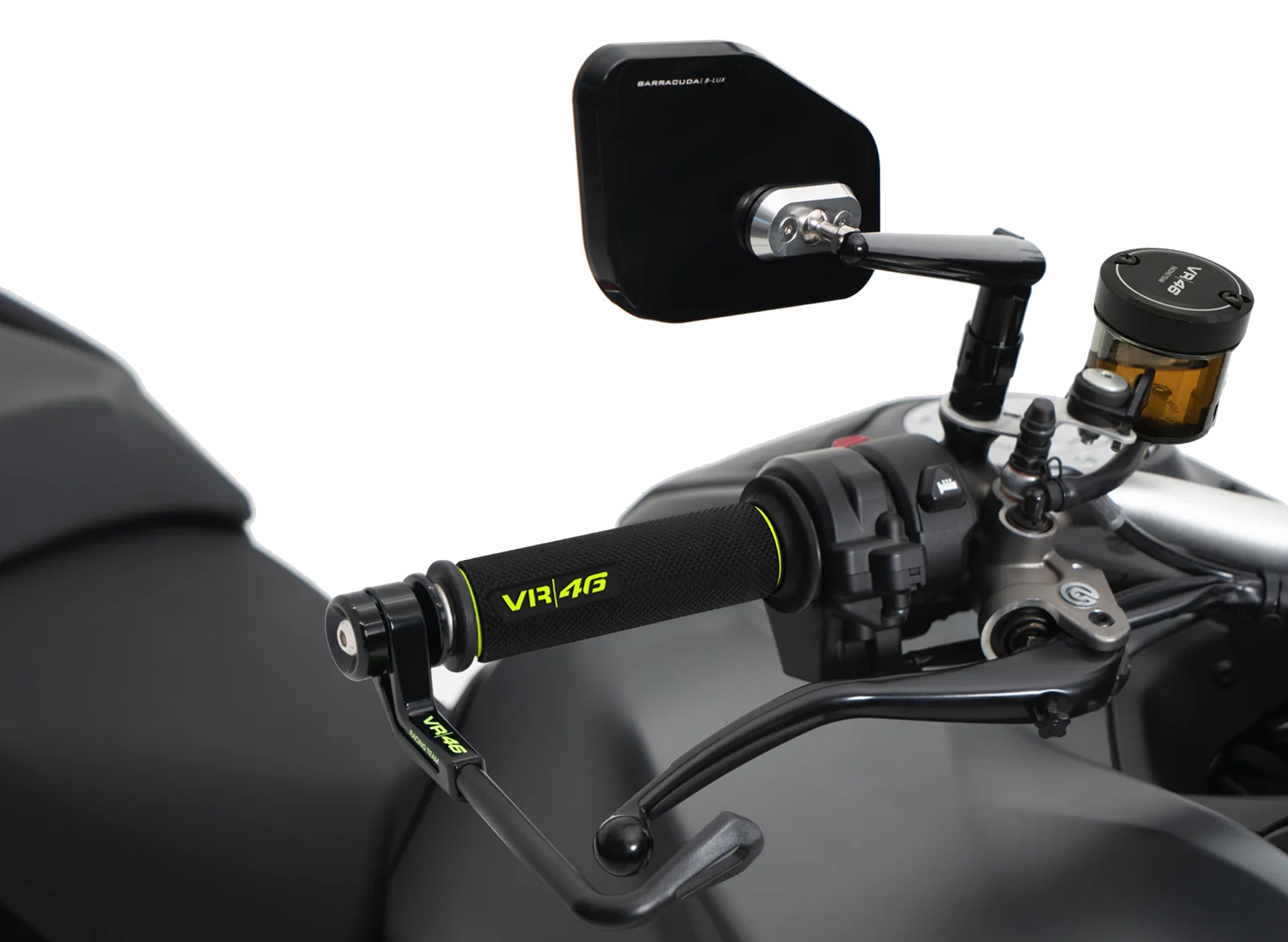 Agarre Barracuda de goma VR|46 Racing - negro
