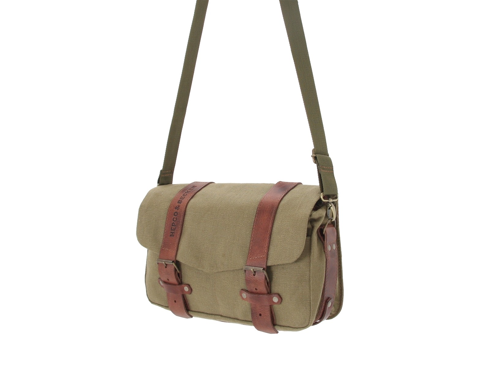 Bolsa de mensajero LEGACY M verde para transportín C-Bow Hepco & Becker