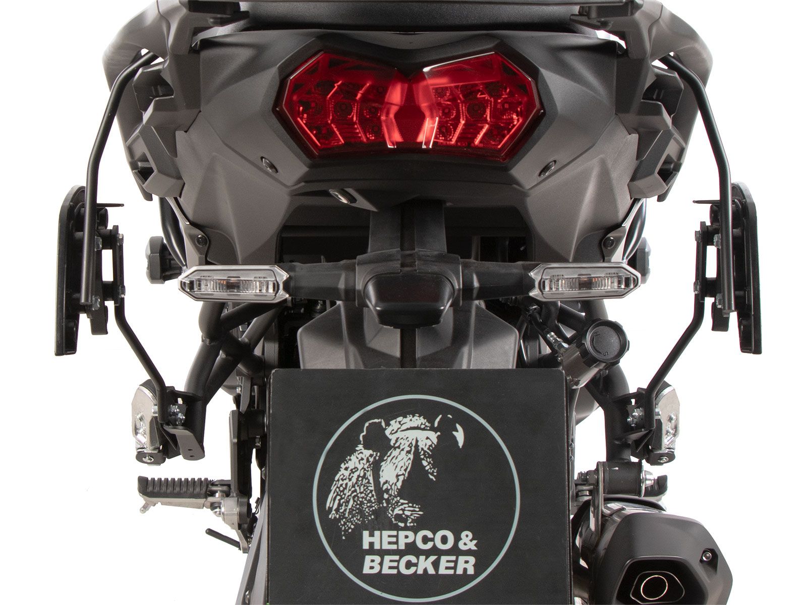 Soporte lateral C-Bow negro para Kawasaki Versys 1100 /SE (25-) Hepco & Becker