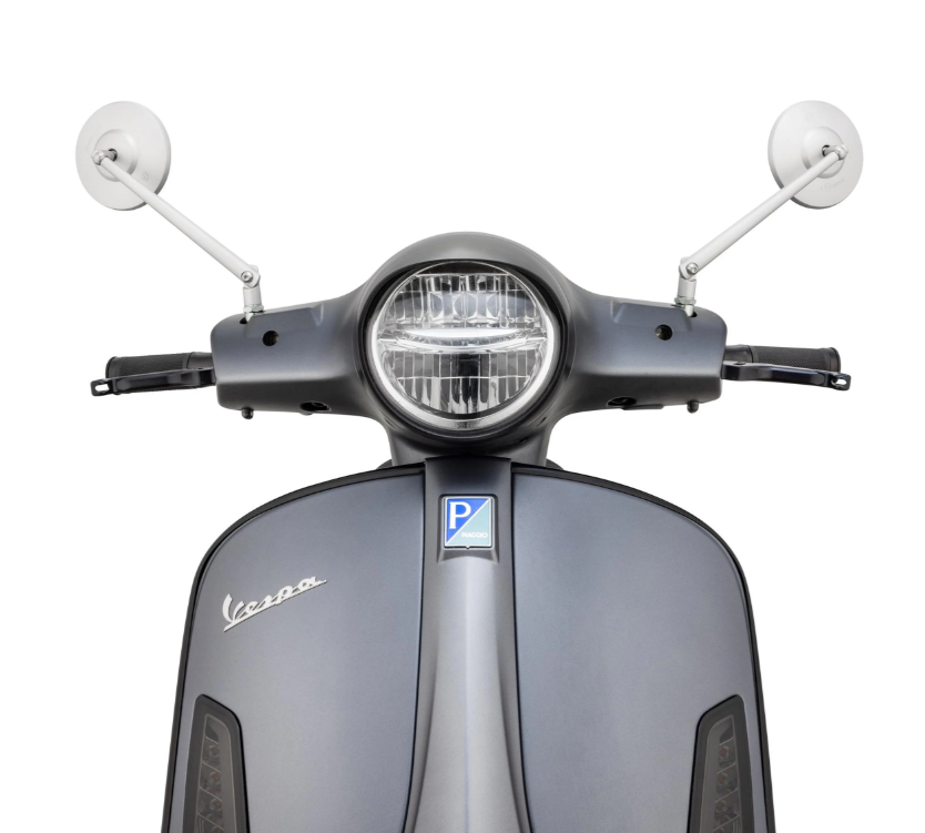 Retrovisor estándar izquierdo o derecho para Vespa PX 125-200ccm, aluminio mate