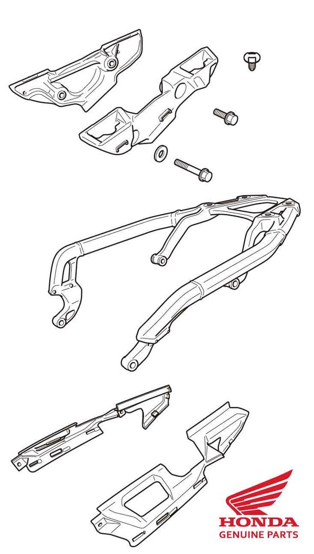 Portaequipajes y portamaletas para Honda CRF1100L Africa Twin original 2020-2023