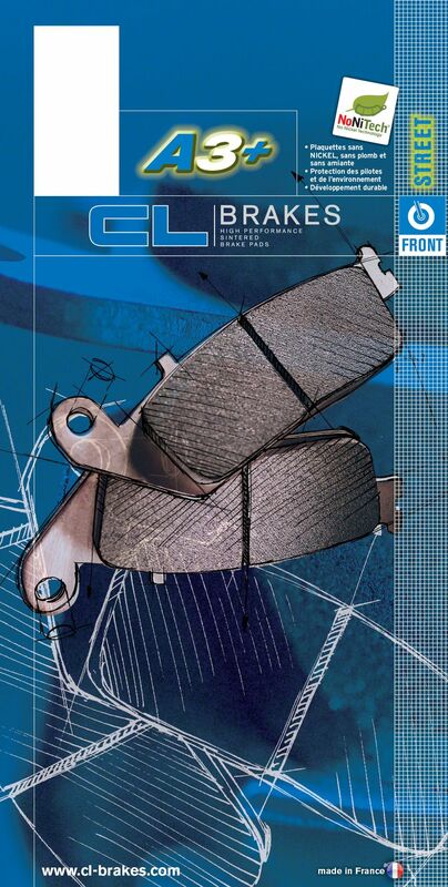 CL BRAKES Pastillas de freno Street de metal sinterizado - 2245A3+