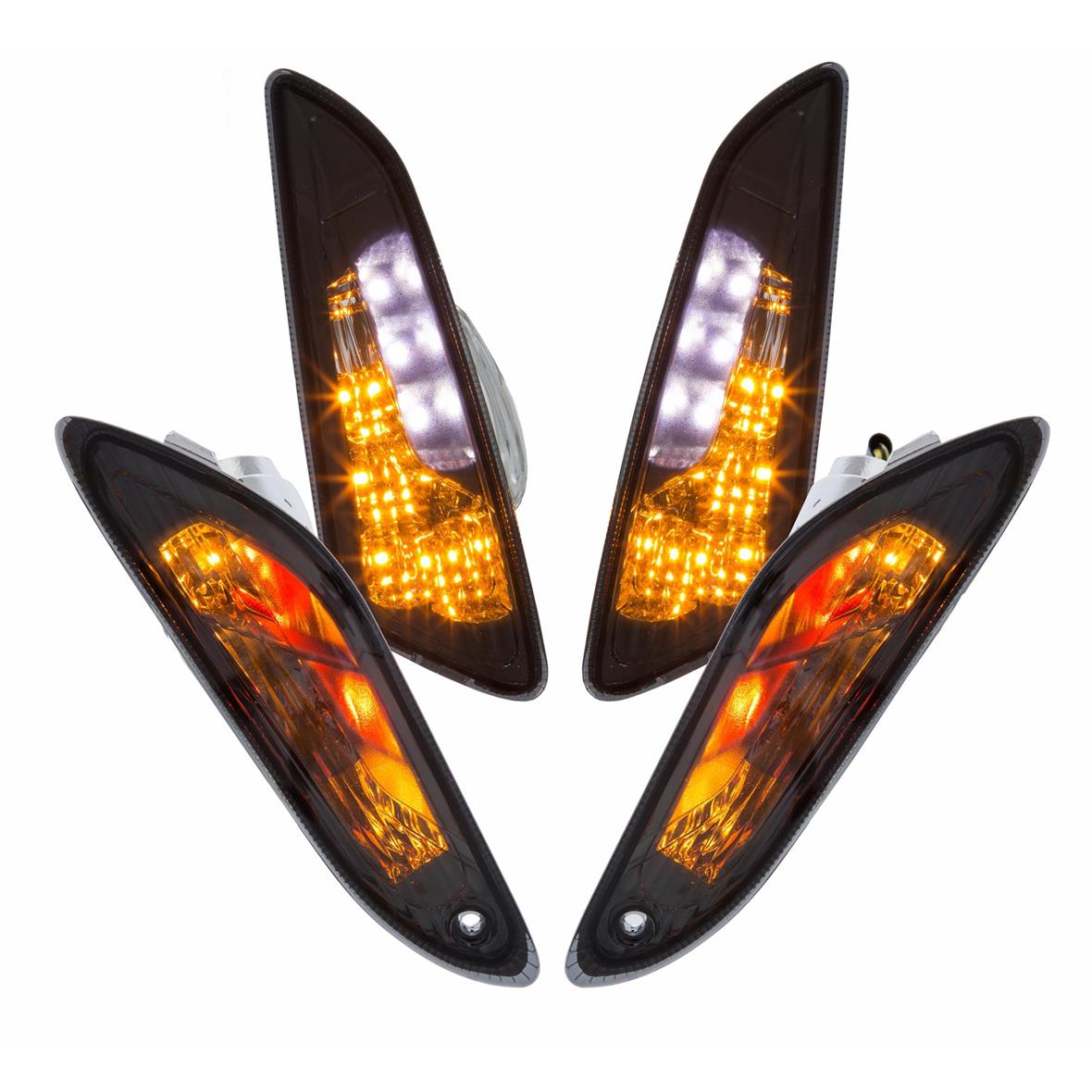 Juego de indicadores LED tintados para Vespa Primavera/Sprint 50cc 2T/4T