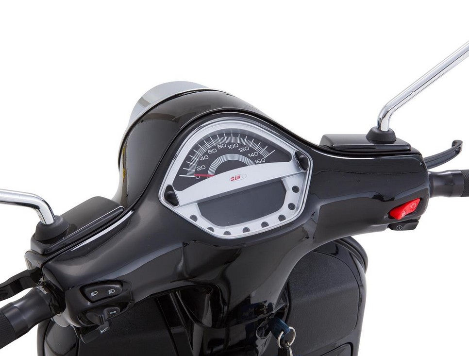Cuentavueltas/cuentavueltas para Vespa GTS 250cc (-'13), plata