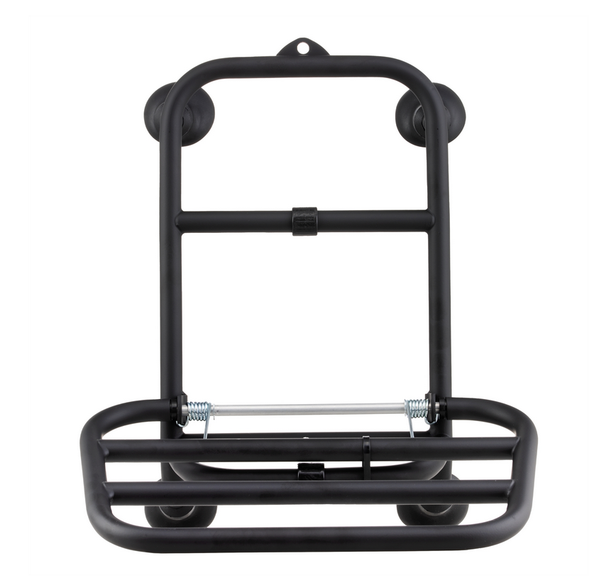 Portaequipajes delantero para Vespa GTS /GTS Super HPE /GTV 125/300 ('19-), plegable, negro mate