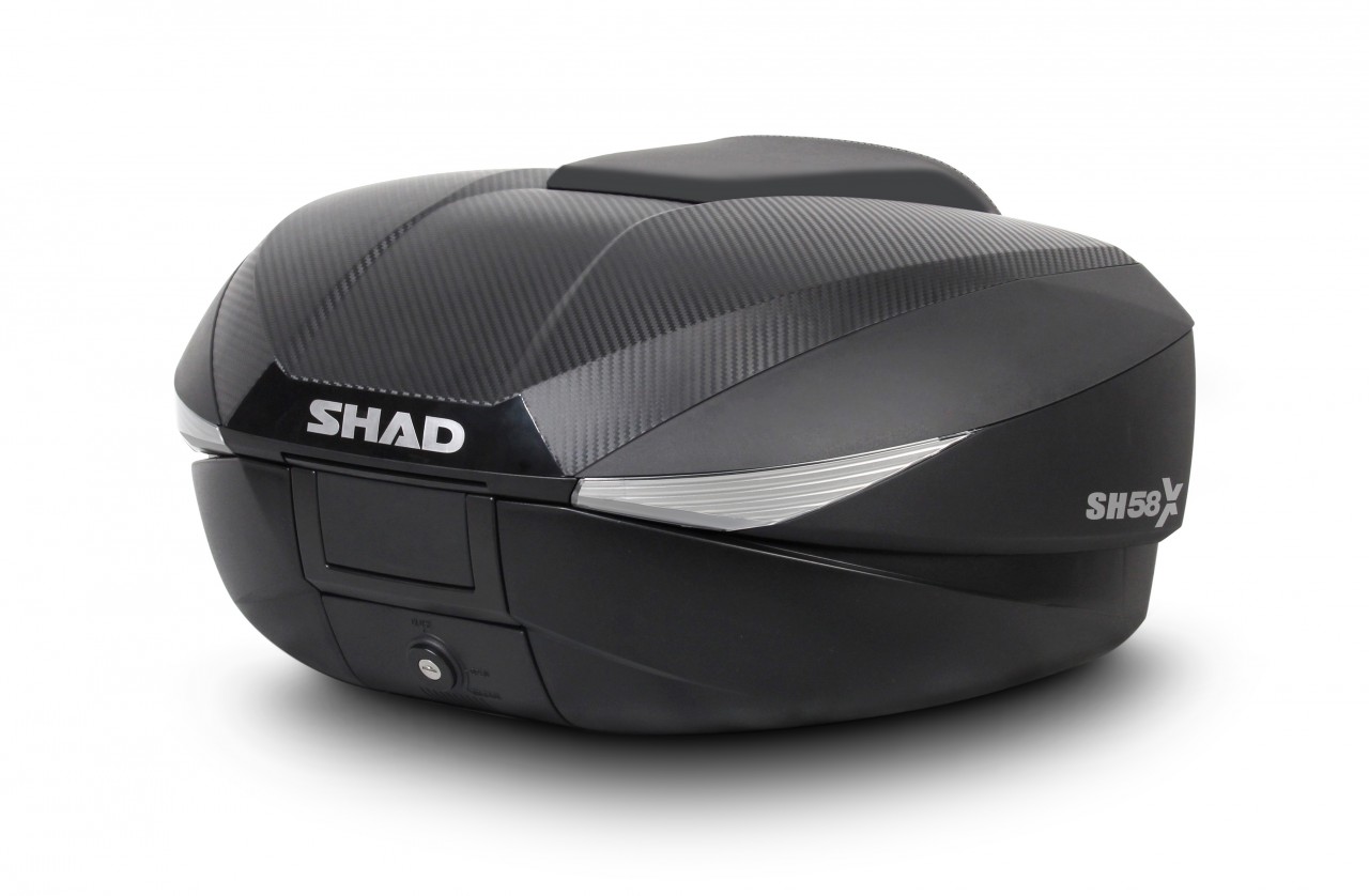 Baúl Shad SH58X, acabado en carbono / negro, 58 l