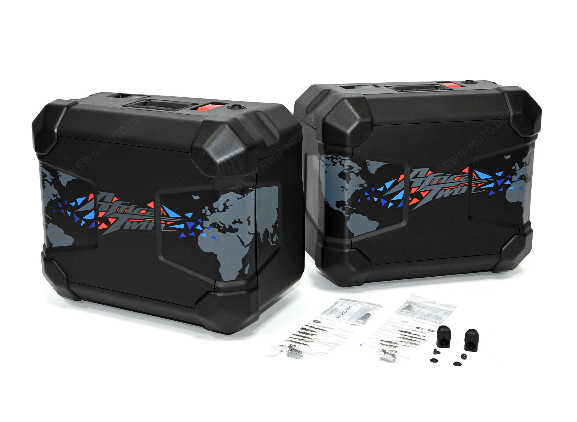 Juego de maletas laterales con adhesivos de diseño para Honda CRF 1100 Africa Twin (24-) Original