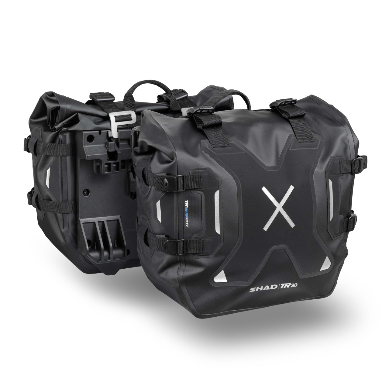 Juego de bolsas laterales Shad TR30, negras, 30 l
