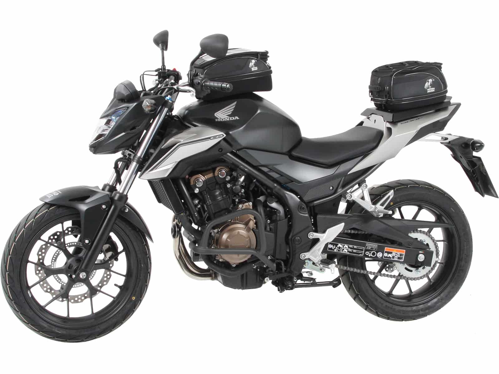 Portaequipajes deportivo negro para Honda CB 500 F (19-23) Hepco & Becker