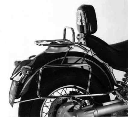 Portaequipajes tubular Topcase cromado para asiento corrido de 1 plaza para BMW R 1200 C (97-04)