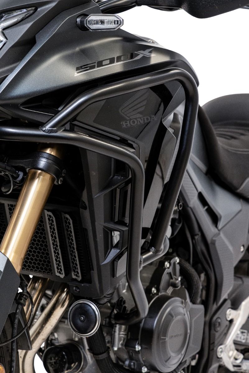 Barra protectora de aluminio, parte superior para Honda CB 500 X, negro