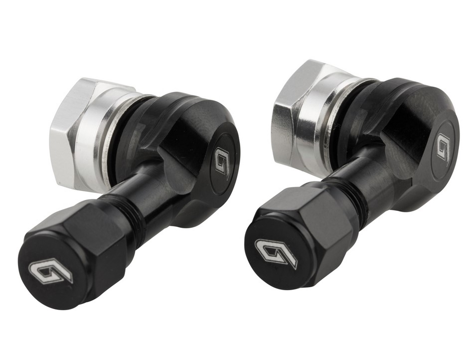 Núcleo de válvula para neumático/llanta sin cámara 80°, anodizado negro