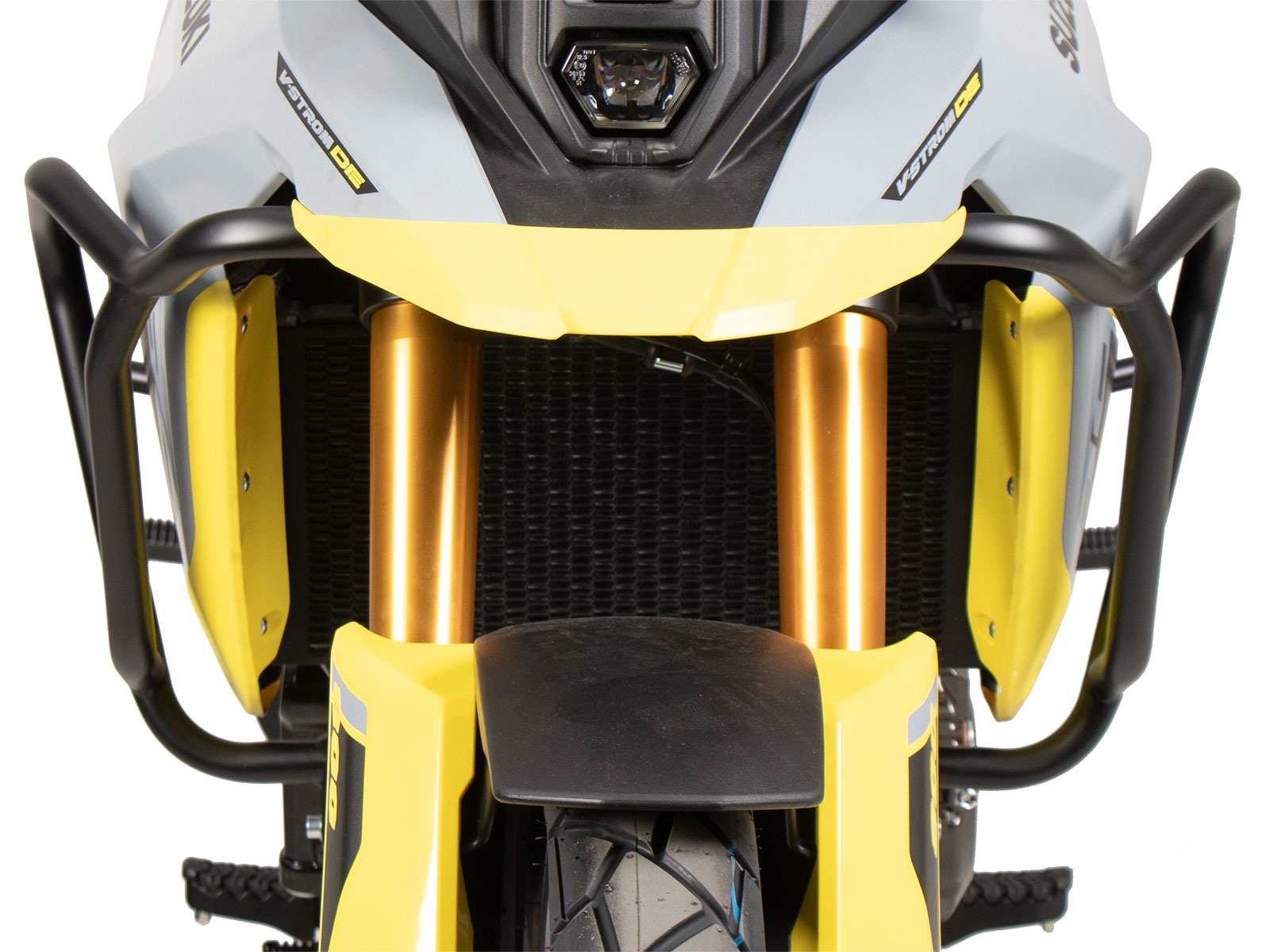 Barra protectora de depósito negra para Suzuki V-Strom 800 (24-) Hepco & Becker