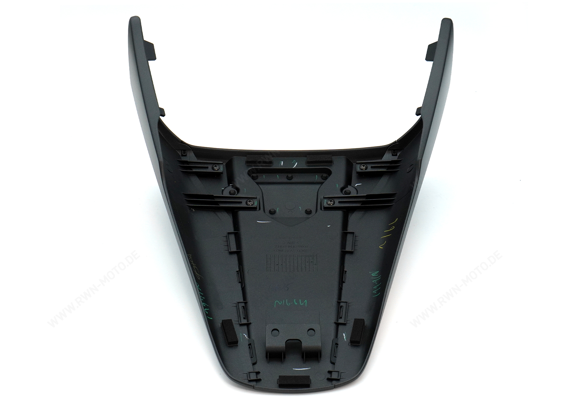 Funda de asiento del copiloto Negro Pólvora Mate NH436 Original Honda CB 650 F/ CBR 650 F 2014-2018