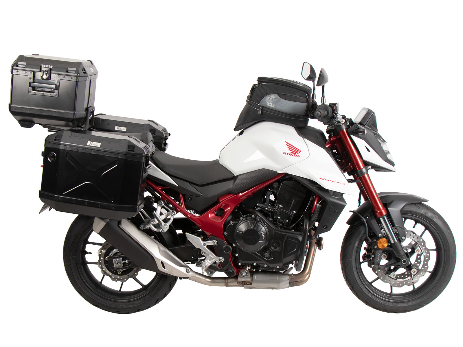 Portamaletas lateral Lock-it negro para Honda CB 750 Hornet (23-) Hepco & Becker