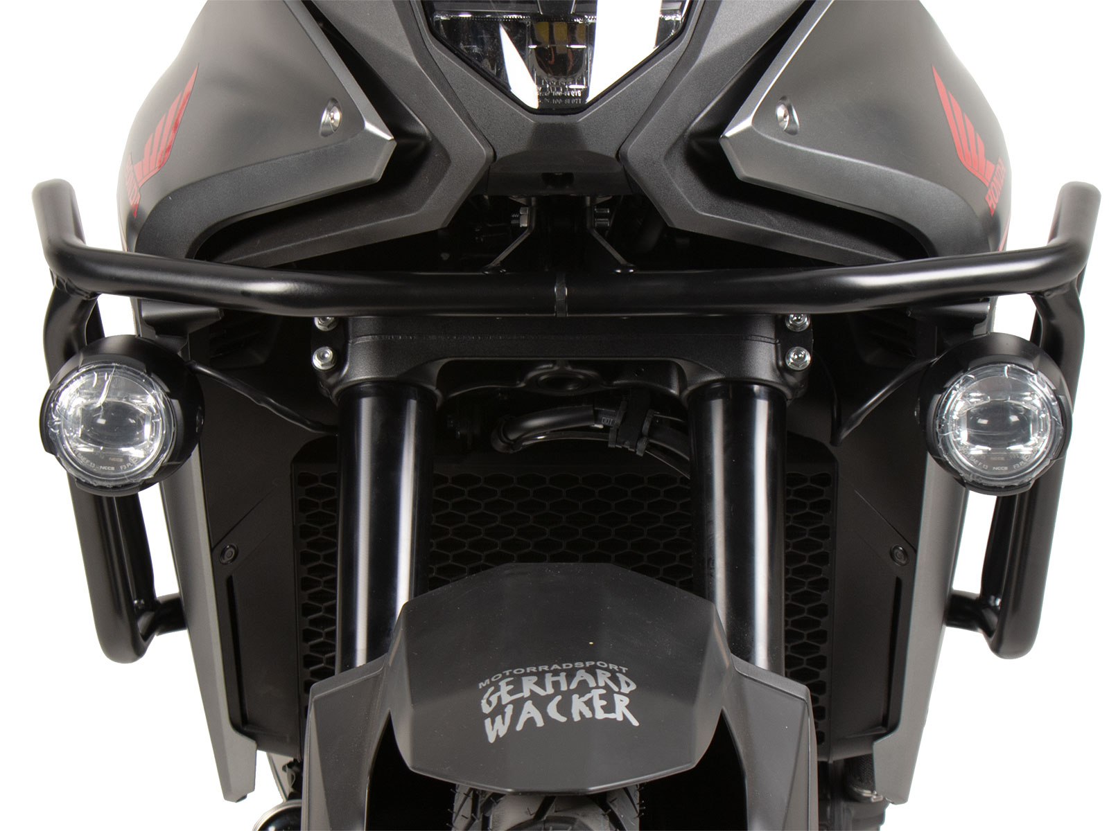 Protector de depósito negro para Honda XL 750 Transalp (23-) Hepco & Becker