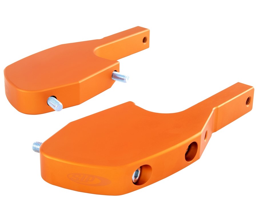Adaptador de reposapiés para Vespa GTS/GTS Super/GTV/GT 60/GT/GT L 125-300cc, naranja mate