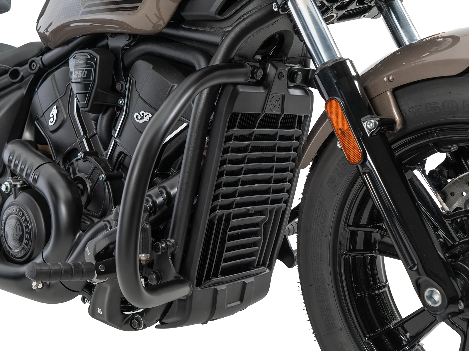 Protector de motor negro para Indian 101 Scout 1250 (25-) Hepco & Becker
