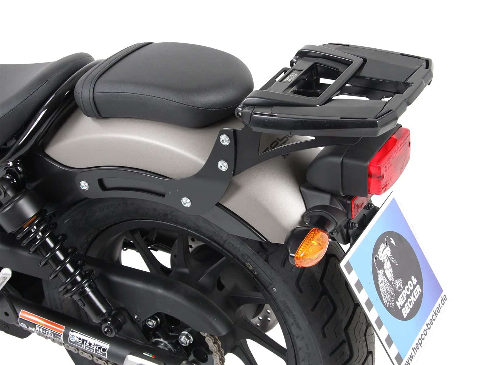 Portamaletas Easyrack negro para Honda CMX 500 Rebel (17-) Hepco & Becker