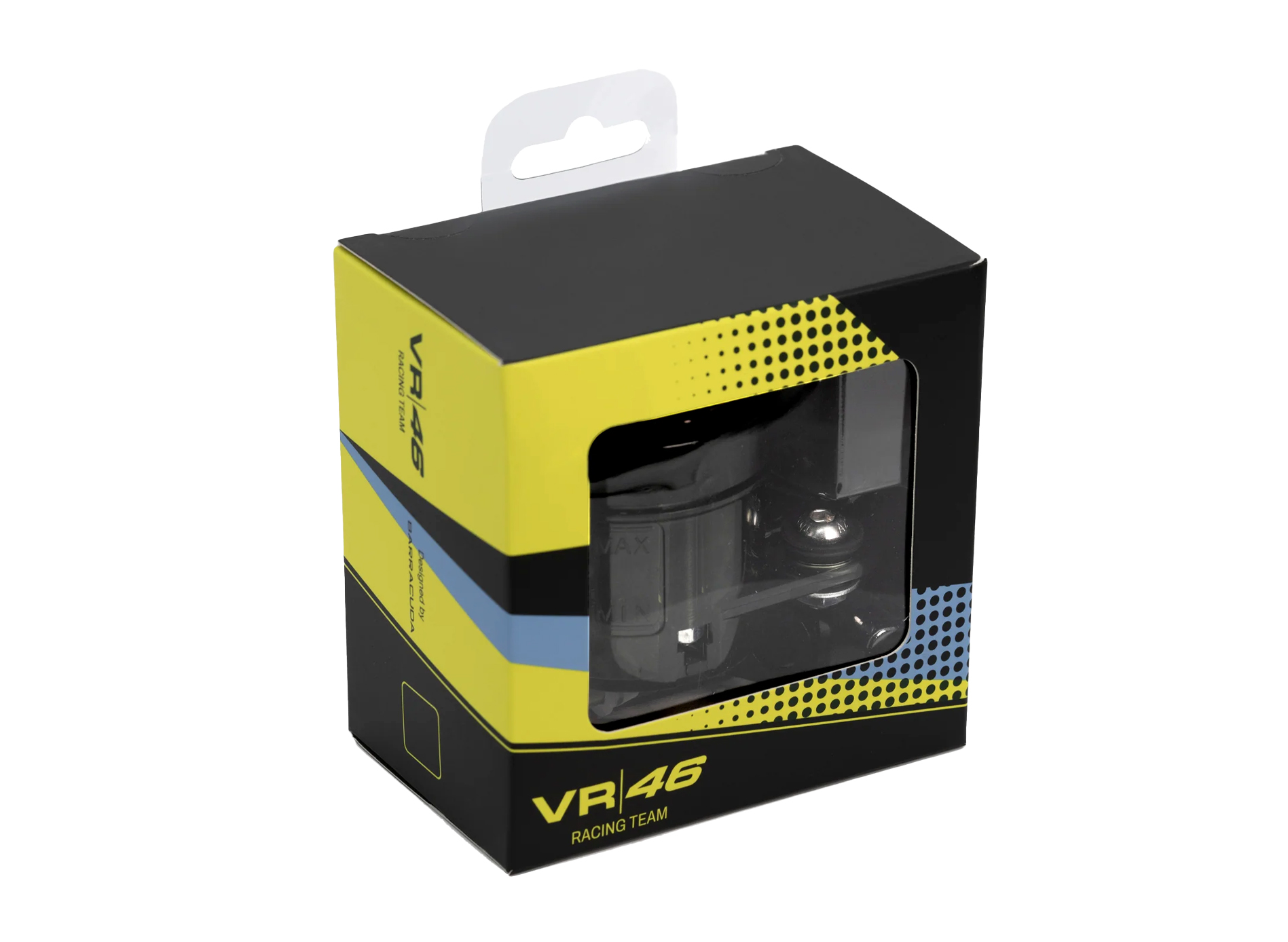 Depósito universal Barracuda VR|46 Racing Team con tapa de aluminio negro