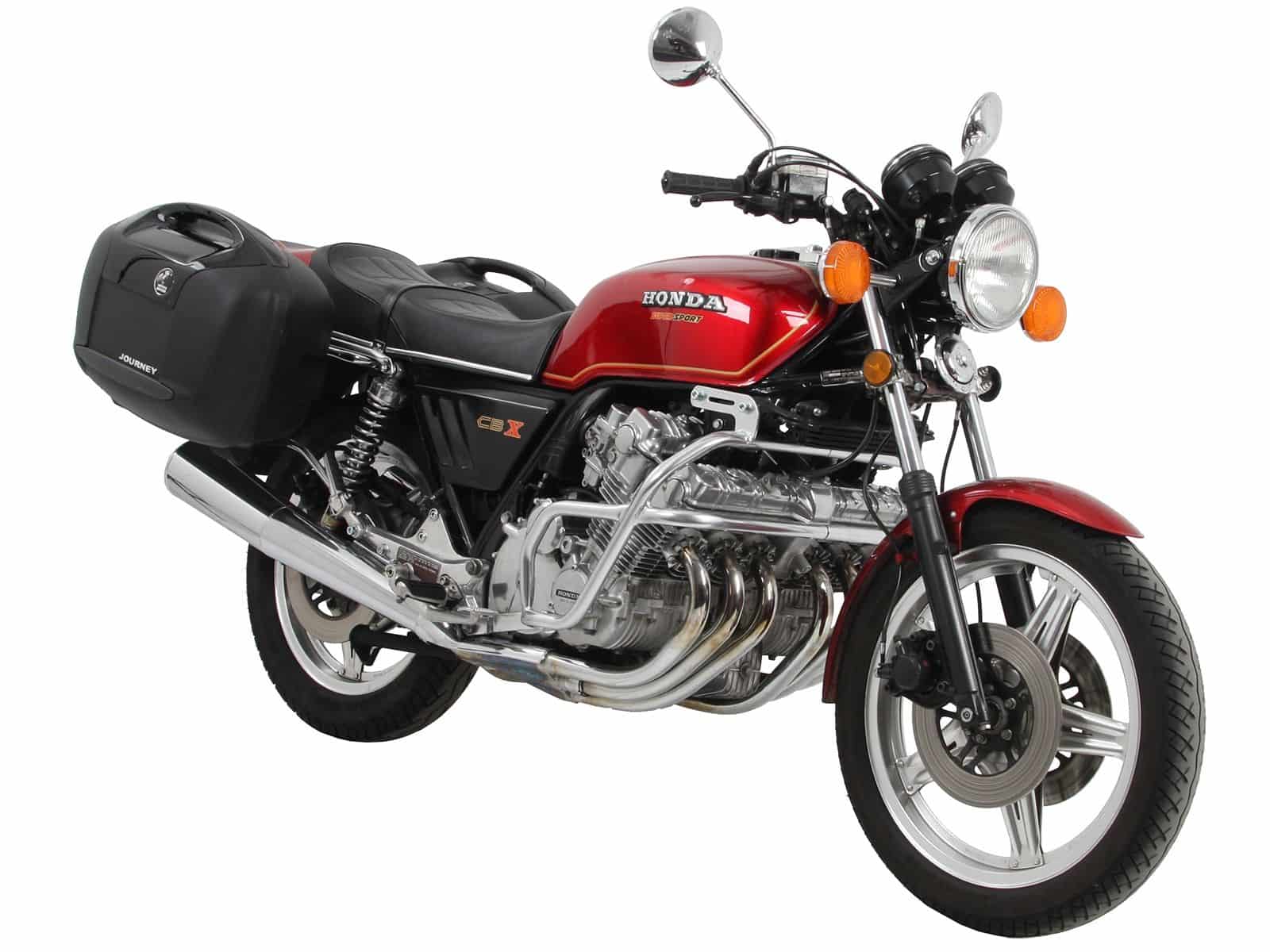 Portamaletas lateral atornillado cromado para Honda CBX 1000 (78-80) Hepco & Becker