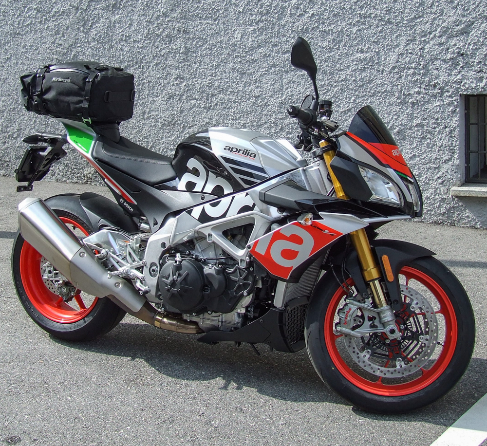Kit de montaje Kriega US Drypack para Aprilia Tuono V4 Factory / RR & RSV4 RF / RR