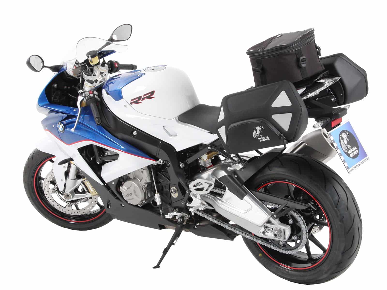 Portaequipajes deportivo fijo negro para BMW S 1000 RR (15-18) Hepco & Becker