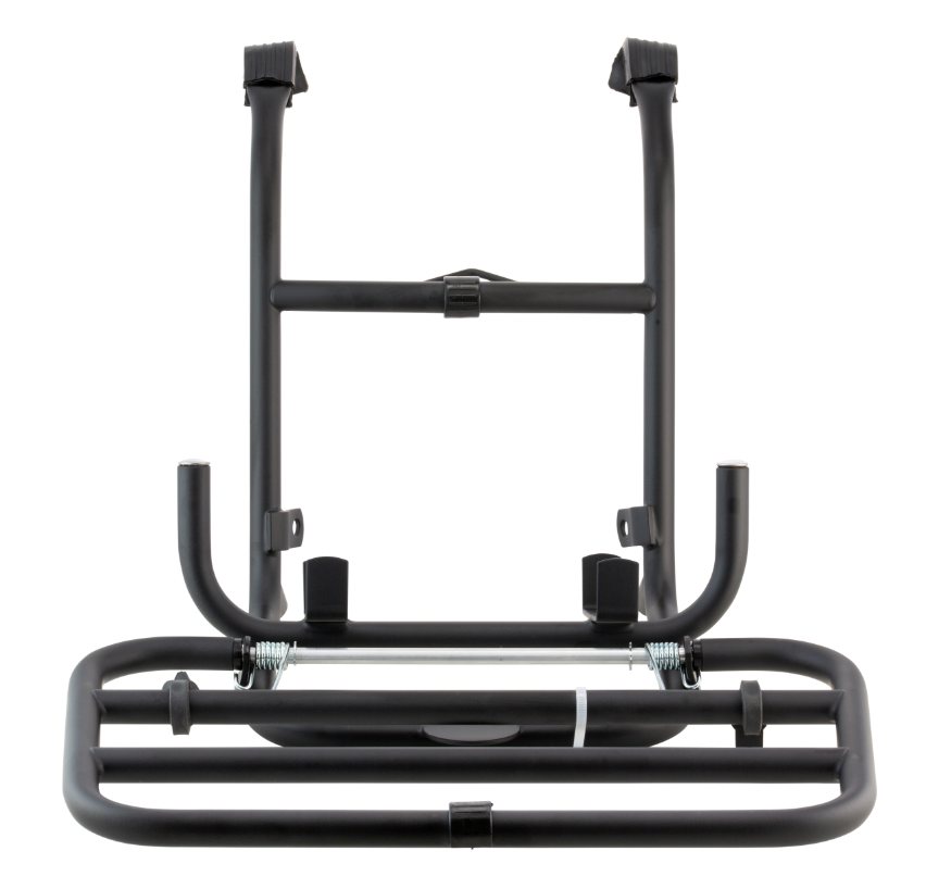Portaequipajes delantero para Vespa PX 80-200cc, plegable, negro