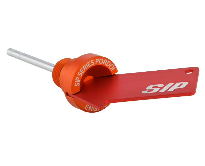 Tapón de llenado de aceite de motor para Vespa GTS Super 125cc 4T LC Euro 3 (09-16), naranja mate