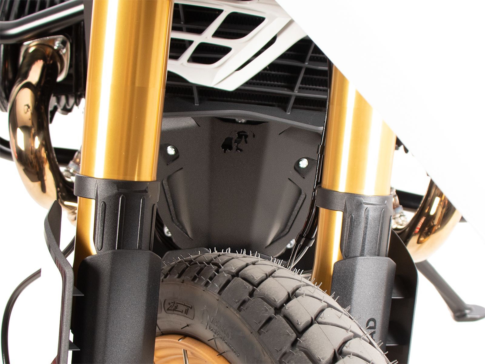 Prolongación placa adicional protector motor negropara BMW R 12 (24-) Hepco & Becker