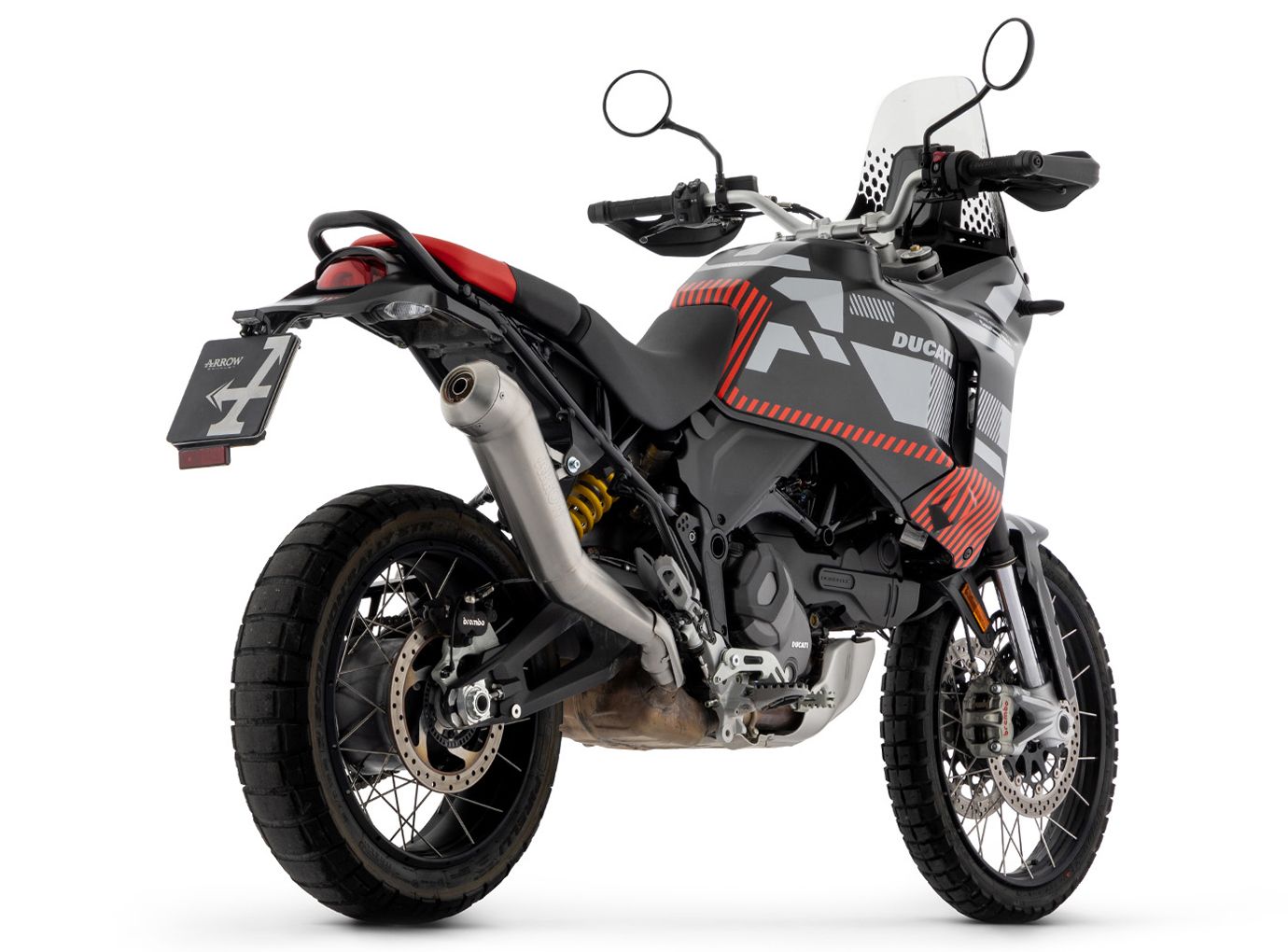 ARROW DAKAR RÉPLICA escape para Ducati Desert X
