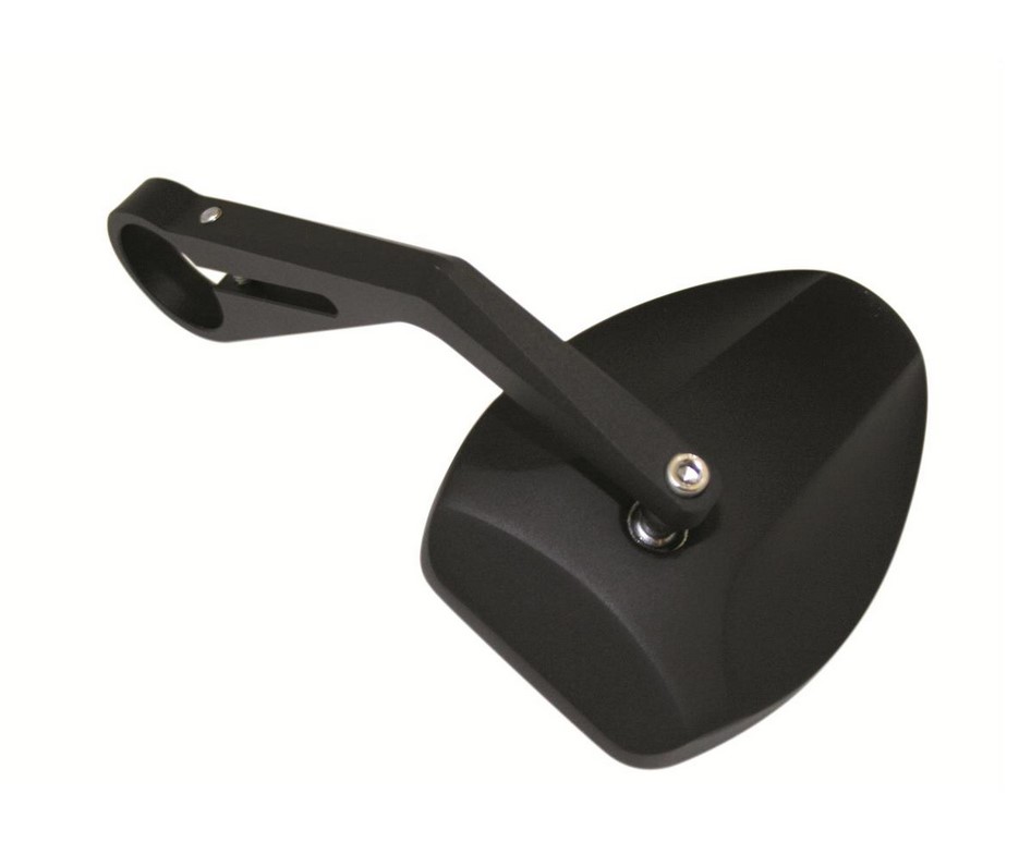 Espejo final de manillar FERRARA 2 para Vespa izquierda o derecha, negro