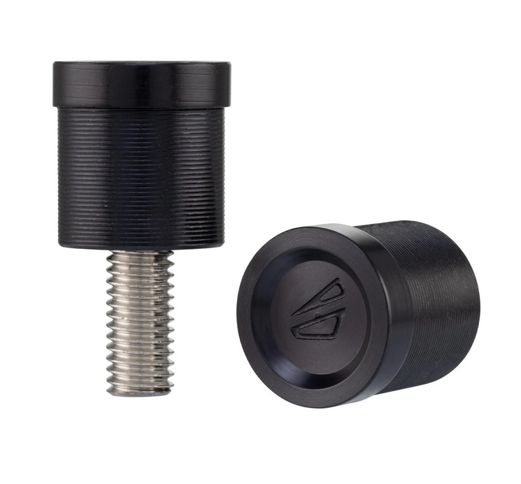 Tapa del orificio del espejo izquierda y derecha FABRICA para Vespa, anodizado negro