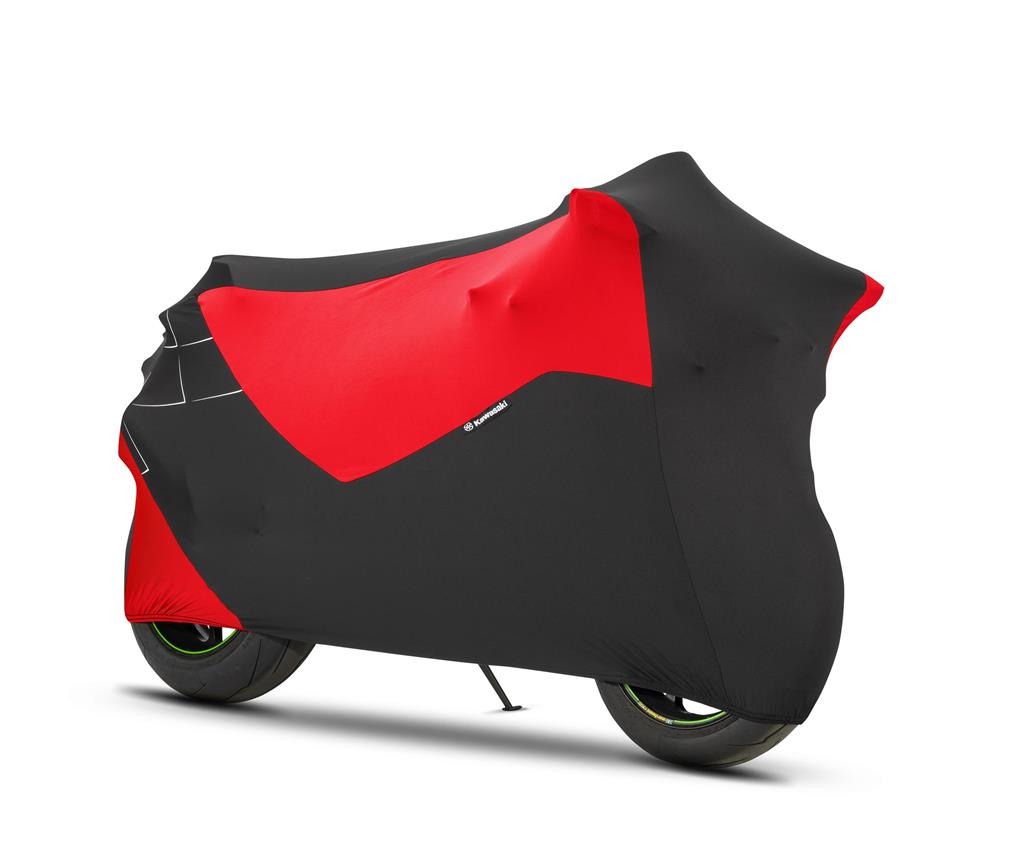 Lona moto rojo/negro Original Kawasaki