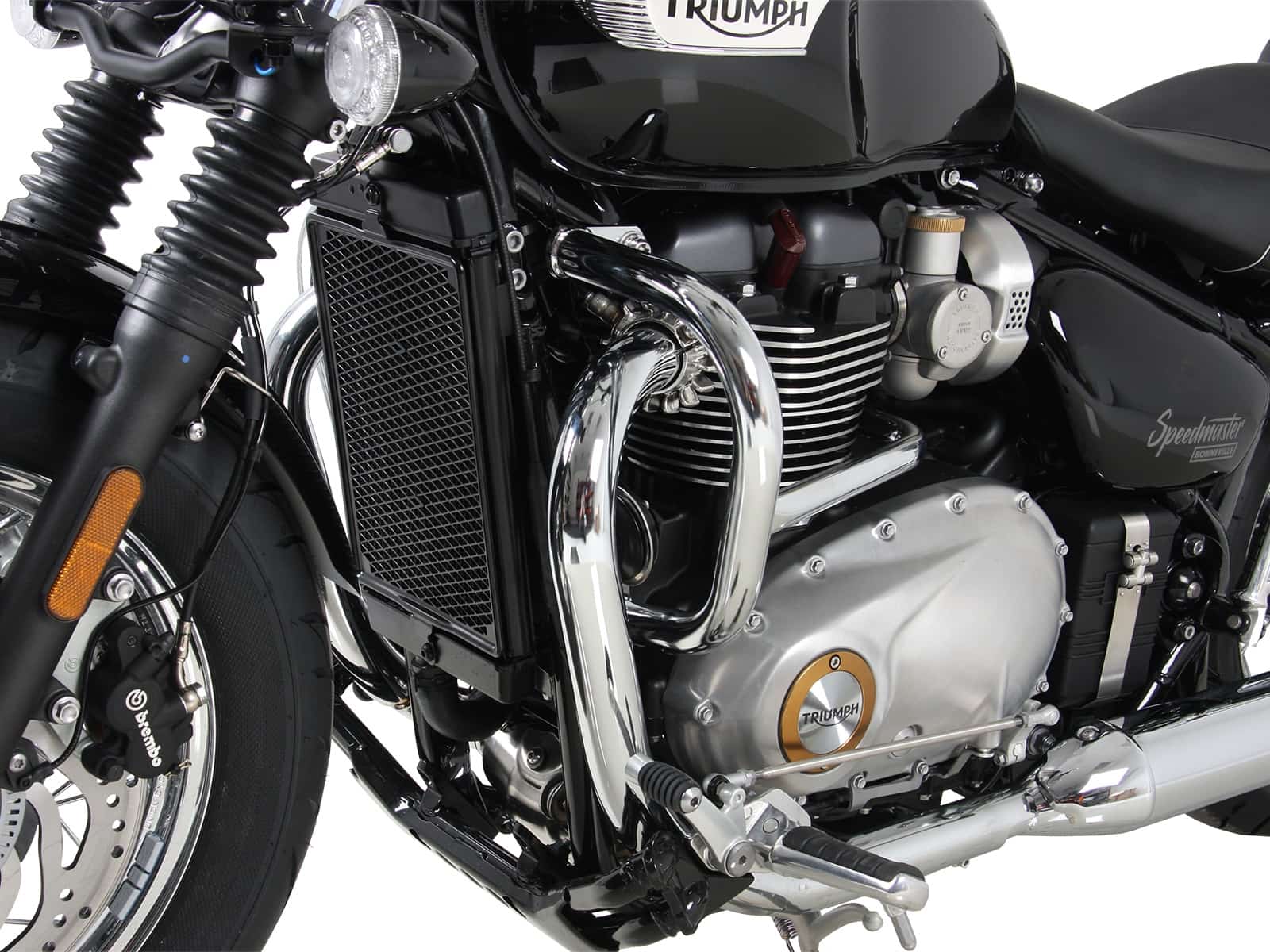 Guardamotor cromado para Triumph Bonneville Speedmaster (18-) Hepco & Becker