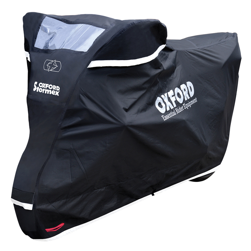Funda de exterior Oxford Stormex Negra - Moto / Scooter - L