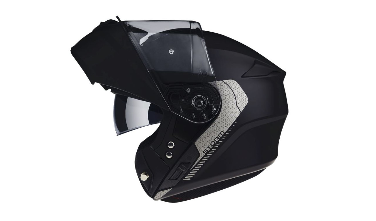 Casco abatible Axxis, Storm SV Solid, negro mate