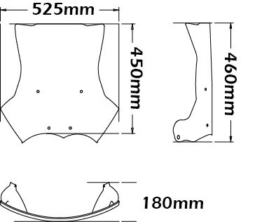 Parabrisas tipo original para BMW R 1200 GS Adventure