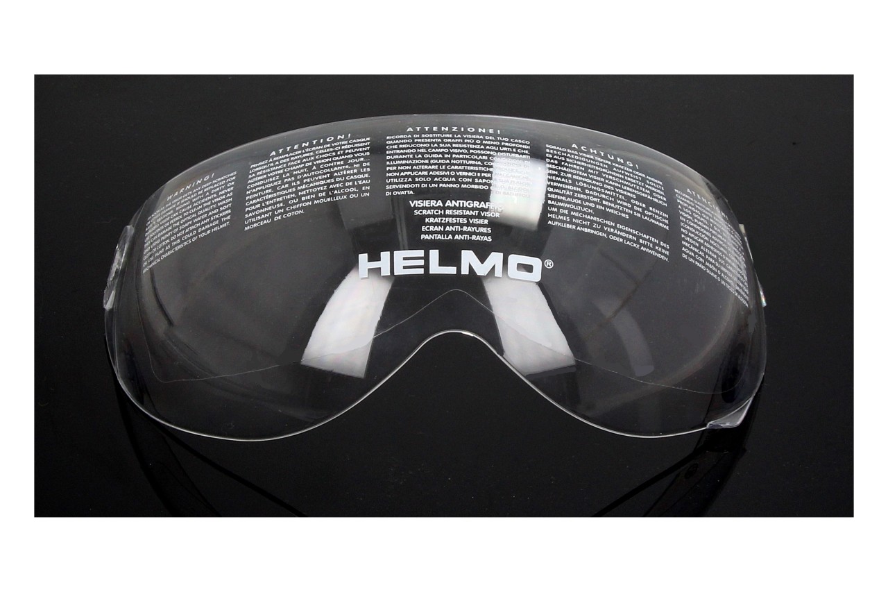 Helmo Milano visera, PelleDura, transparente, visera para gafas PelleDura, ViaColVento, Turbine