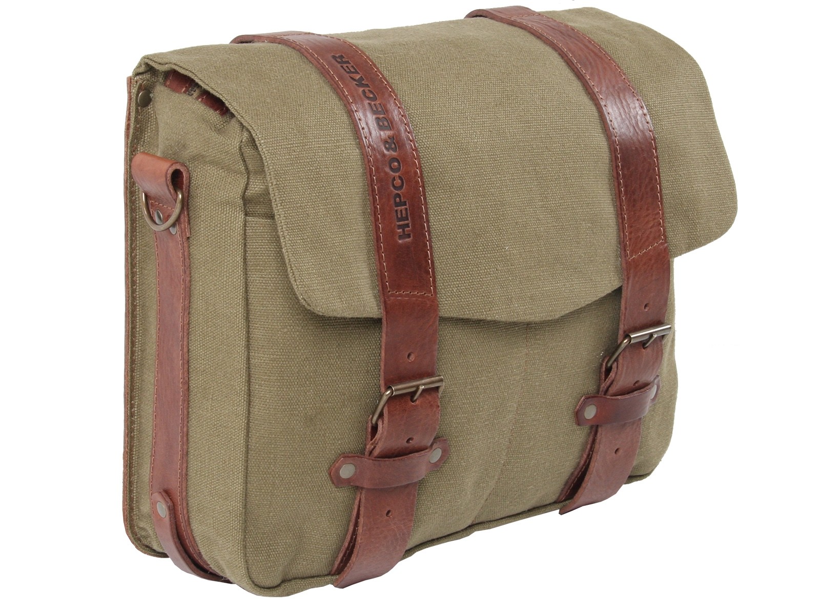 Bolsa de mensajero LEGACY L verde para transportín C-Bow Hepco & Becker