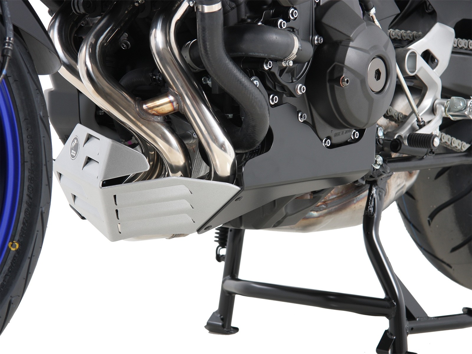 Alerón de proa negro plata para Yamaha Tracer 900 / GT (Bj.18-) Hepco & Becker
