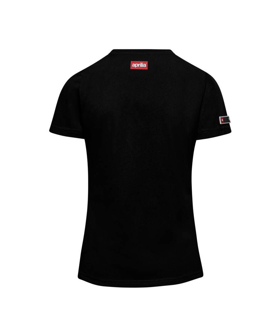 Camiseta Aprilia Señoras negro