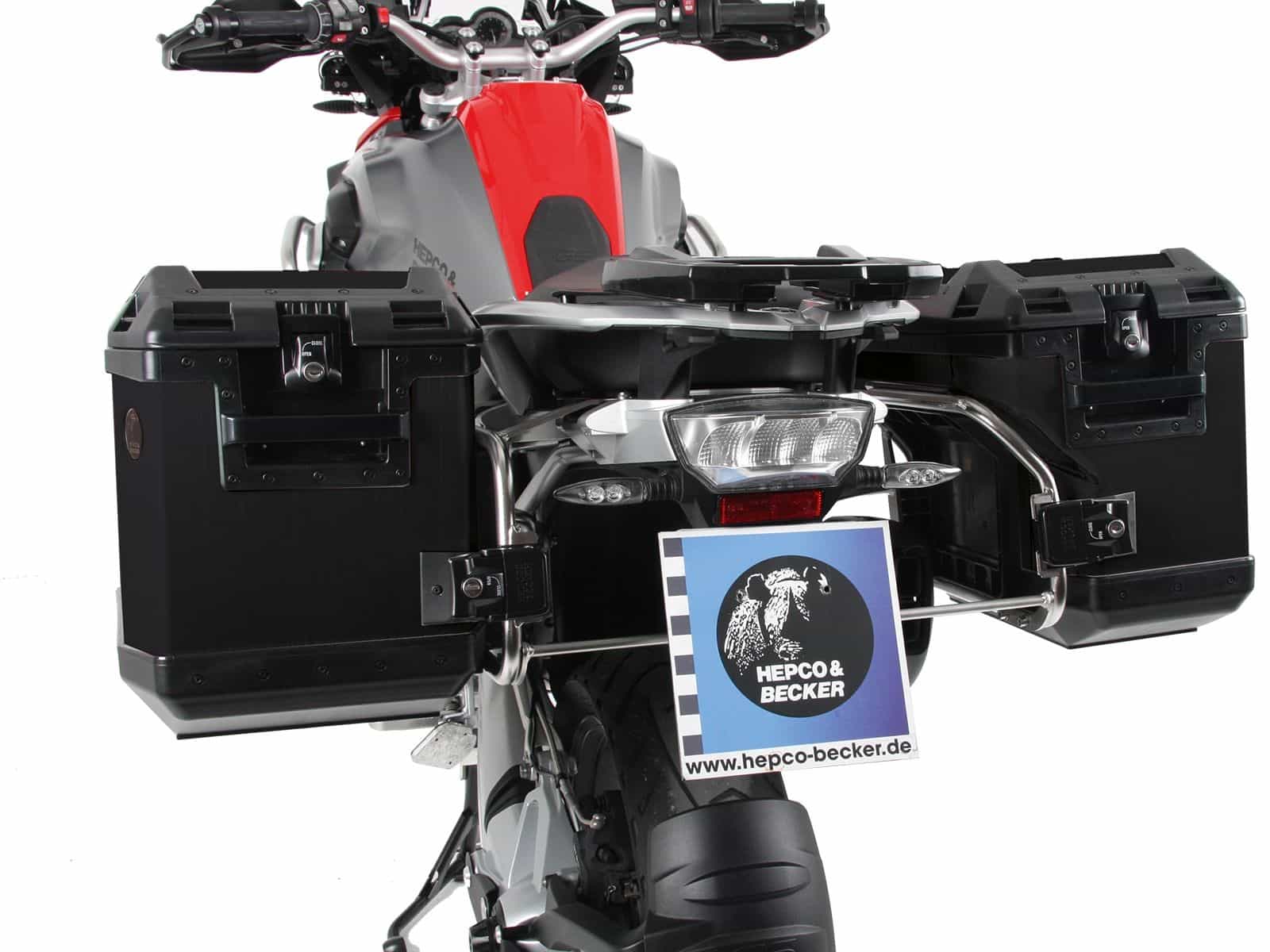 Juego portaequipajes Portaequipajes recortable incl. juego portaequipajes Xplorer recortable negro para BMW R 1200 GS LC Adventure
