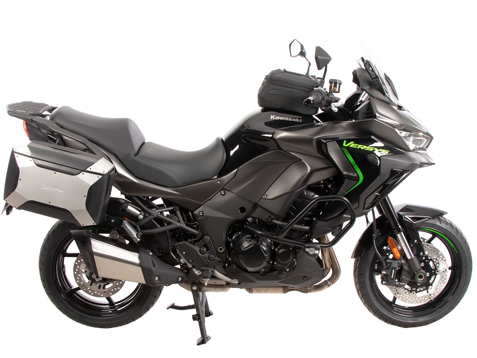 Soporte lateral C-Bow negro para Kawasaki Versys 1100 /SE (25-) Hepco & Becker