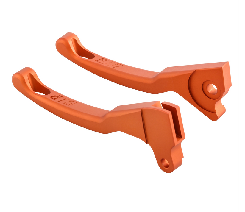 Juego palanca freno Sport Shorty para Vespa LX /LXV /S /Primavera /Sprint 50-150ccm, naranja mate