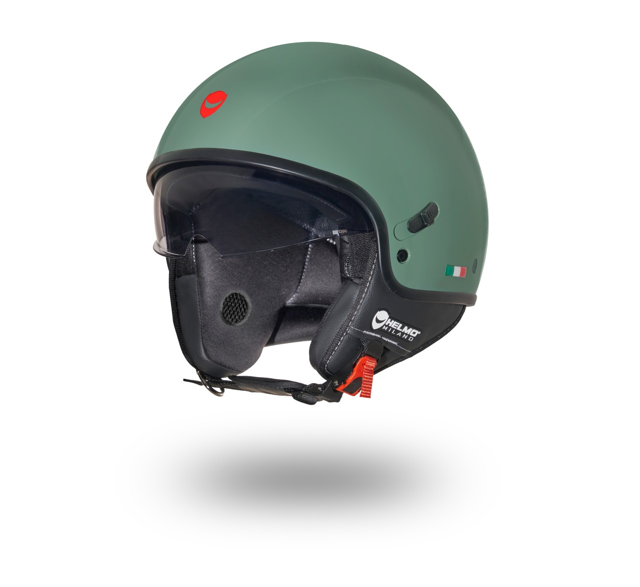 Helmo Milano Demi Jet Puro Slider grün glänzend